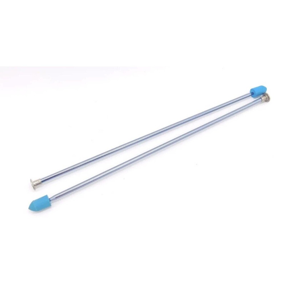 Vintage Aluminum Knitting Needles Boye U.S.A. 6 10" 1 Pair Knit Sewing Sew Craft